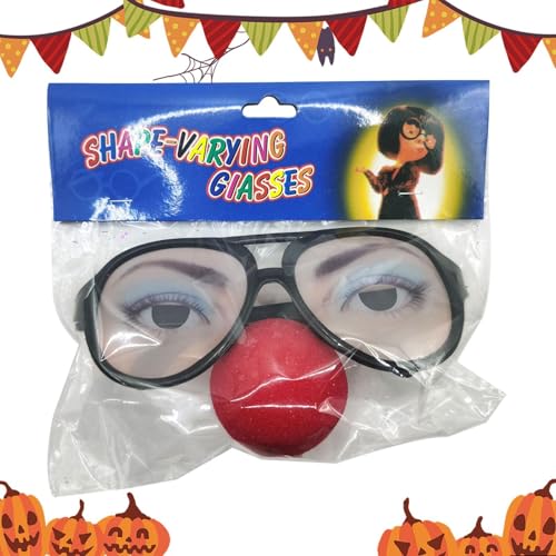 gifyym Lustige Augen-Brille, Streich-Verkleidungs-Brille, Verkleidungsbrillen für Männer und Frauen, Leichtes Trickspielzeug für Halloween, Familientreffen, Cosplay-Partys, Aprilscherz gifyym Lustige Augen-Brille, Streich-Verkleidungs-Brille, Verkleidungsbrillen für Männer und Frauen, Leichtes Trickspielzeug für Halloween, Familientreffen, Cosplay-Partys, Aprilscherz von gifyym
