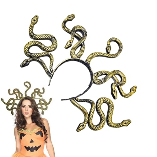 gifyym Medusa Snake Stirnband - Medusa Hair Stirnband | Kunststoff -Serpentinen Haarbänder | Schlangenstirnband, Friseurzubehör Für Cosplay, Halloween Masquerade gifyym Medusa Snake Stirnband - Medusa Hair Stirnband | Kunststoff -Serpentinen Haarbänder | Schlangenstirnband, Friseurzubehör Für Cosplay, Halloween Masquerade von gifyym