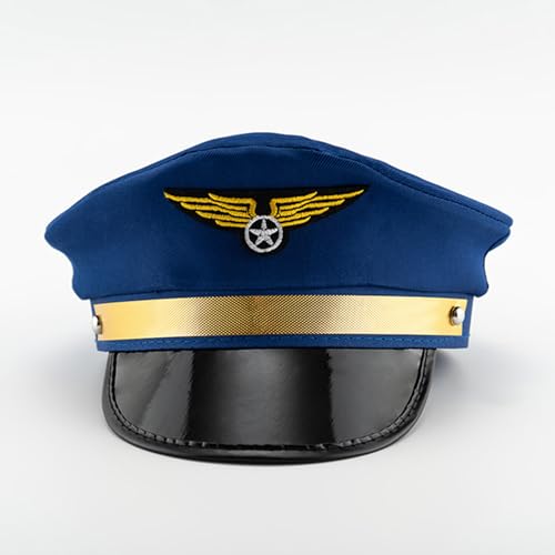gifyym Navy Captain Hut - Pilotkostümhut - Flugzeugkapitän Cap | Einstellbare Pilot- Und Flugzeugkostümkappe Für Erwachsene | Perfekt Für Halloween, Cosplay, Partys Und Themenveranstaltungen gifyym Navy Captain Hut - Pilotkostümhut - Flugzeugkapitän Cap | Einstellbare Pilot- Und Flugzeugkostümkappe Für Erwachsene | Perfekt Für Halloween, Cosplay, Partys Und Themenveranstaltungen von gifyym