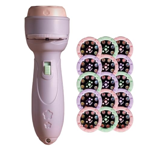gifyym Projector Torch - Kinder Taschenlampe Projektor - Kleinkind Magic Lantern Toy | 120 Muster Cartoon Torch Light | Vorschullernspielzeug Für Kleinkinder 18+ Monate | Feinmotorik Spaß von gifyym