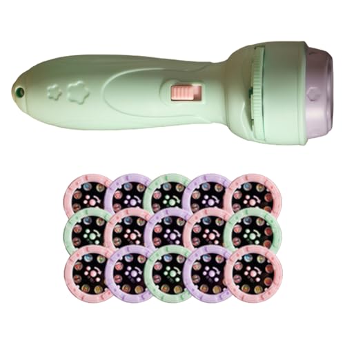 gifyym Projector Torch - Kinder Taschenlampe Projektor - Kleinkind Magic Lantern Toy | 120 Muster Cartoon Torch Light | Vorschullernspielzeug Für Kleinkinder 18+ Monate | Feinmotorik Spaß gifyym Projector Torch - Kinder Taschenlampe Projektor - Kleinkind Magic Lantern Toy | 120 Muster Cartoon Torch Light | Vorschullernspielzeug Für Kleinkinder 18+ Monate | Feinmotorik Spaß von gifyym