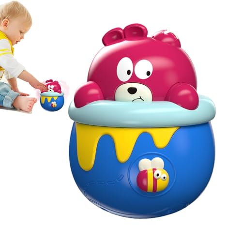 gifyym Wobbler Babyspielzeug, Wobbler Baby Spielzeug - Wackelnde sensorische Puppenwackerei mit Licht - Erleuchtung Lernen beruhigender Puppenroll-up-Bildungsspiele für Schlafzimmer & gifyym Wobbler Babyspielzeug, Wobbler Baby Spielzeug - Wackelnde sensorische Puppenwackerei mit Licht - Erleuchtung Lernen beruhigender Puppenroll-up-Bildungsspiele für Schlafzimmer & von gifyym