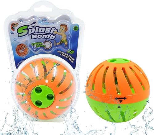 Spiel Wassersprudler mit Timer Splash Bomb mit 50 Wasserbomben inklusive Wasserballons Wasserbombe mit Timer Boing Splash Bomb Kinder Jungen Garten Spiele für den Außenbereich mit Wasser Strand Meer Spiel Wassersprudler mit Timer Splash Bomb mit 50 Wasserbomben inklusive Wasserballons Wasserbombe mit Timer Boing Splash Bomb Kinder Jungen Garten Spiele für den Außenbereich mit Wasser Strand Meer von giocoscuolaregalo