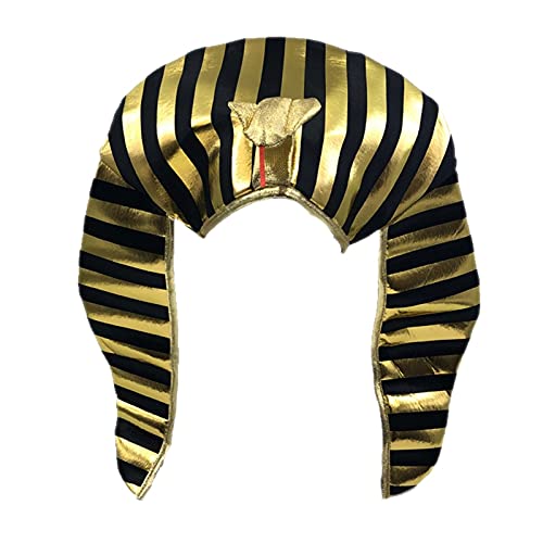 Pharao-Kostüm, Egyptianischer Pharaohut, Helm, , , vergoldet, für Themenpartys Pharao-Kostüm, Egyptianischer Pharaohut, Helm, , , vergoldet, für Themenpartys von gluttonous