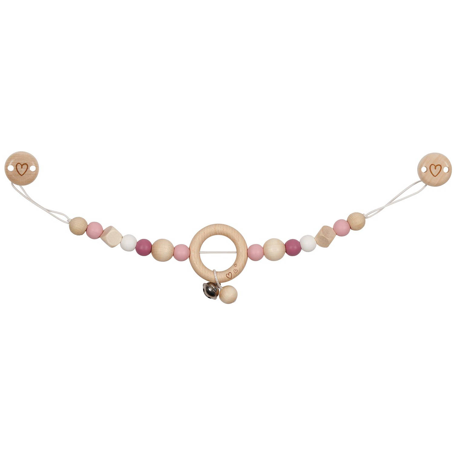 goki baby - Kinderwagenkette "Herz" pink goki baby - Kinderwagenkette "Herz" pink von goki baby