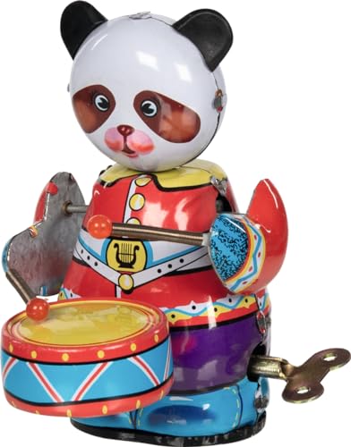 GOKI 14179 OSO Panda Con Tambor Tiere, Mehrfarbig, Einheitsgröße von goki