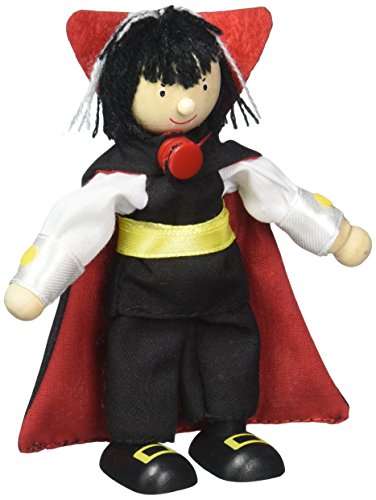 GOKI 51599 Vampir Holzpuppe, gemischt von goki