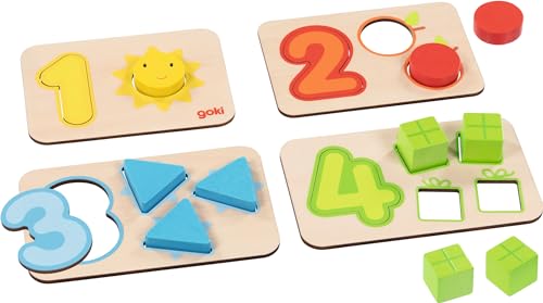 GOKI 57357 Holzpuzzles, Mehrfarbig GOKI 57357 Holzpuzzles, Mehrfarbig von goki