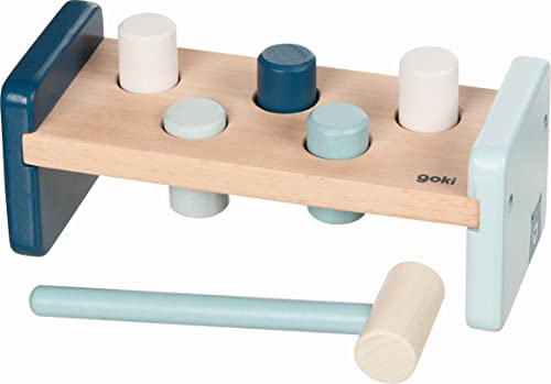 GOKI 58430 Hammerbank Lifestyle blau Spielzeug Lebensmittel, bunt, Medium GOKI 58430 Hammerbank Lifestyle blau Spielzeug Lebensmittel, bunt, Medium von goki