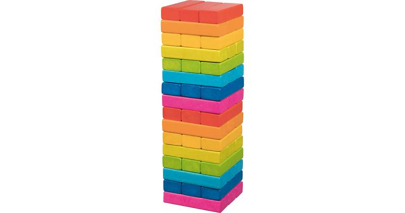 Geschicklichkeitsspiel Wackelturm Regenbogen von Goki