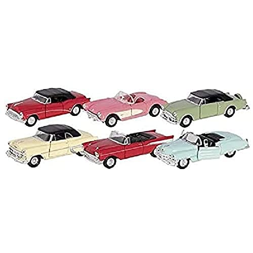 Goki 12297 Oldtimer Collection US Metall Maßstab 1:34-39 L= 12 cm Autos und andere Fahrzeuge, bunt von goki