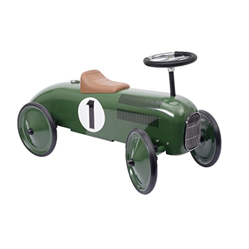 Goki 14167 Rutscherfahrzeug, grün/schwarz Goki 14167 Rutscherfahrzeug, grün/schwarz von goki
