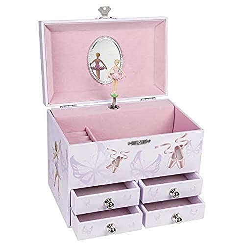 Goki 15559 Caja de música, Bailarina VI Con cajón Spieluhren, Rosa/Violett, Medium Goki 15559 Caja de música, Bailarina VI Con cajón Spieluhren, Rosa/Violett, Medium von goki