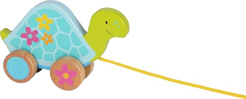 Goki 4013594549141 Miniaturfahrzeug - Schildkröte Tier ziehen von goki