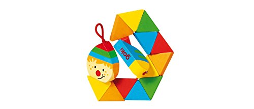 Goki 4013594575638 Pocket Puzzle Krokodil und Clown von goki