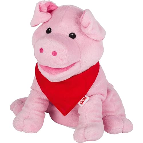 goki 51782 - Handpuppe Schwein Snelly rosa von goki