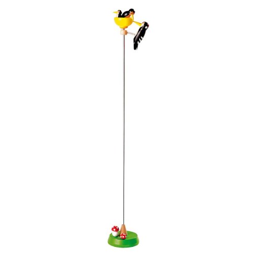 Goki 53931 Vogel Klopfspecht mit Jungen, gemischt, M von goki