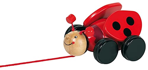 Goki 54951 - Ziehtier Marienkäfer Lil von goki