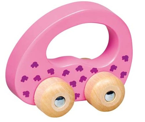 Goki 55952 - Greifauto rosa/pink Holzauto, Greifling, My First Car, Mein erstes Auto Goki 55952 - Greifauto rosa/pink Holzauto, Greifling, My First Car, Mein erstes Auto von goki