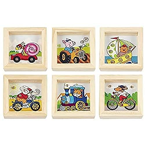 Goki 56772 Geduldspiel mit Murmeln geschicklichkeitsspiele, bunt von goki
