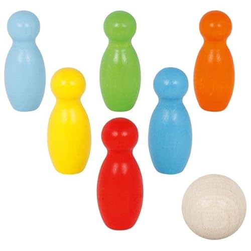 Goki - Veloz Bowling Traditionelle Spiele, Mehrfarbig (56817) von goki