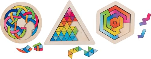 Goki 57359 Holzpuzzle, Knobelpuzzle, (1 Stück), Sortiert von goki