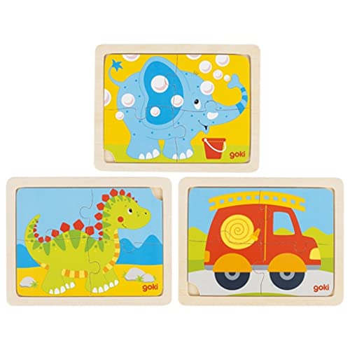 Goki 57487 Puzzel, 4st von goki