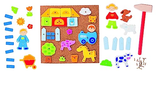 Goki 58555 - Hammerspiel - Farm von goki