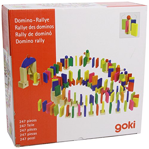 Goki 58963 - Bodenspiel - Domino-Rallye von goki