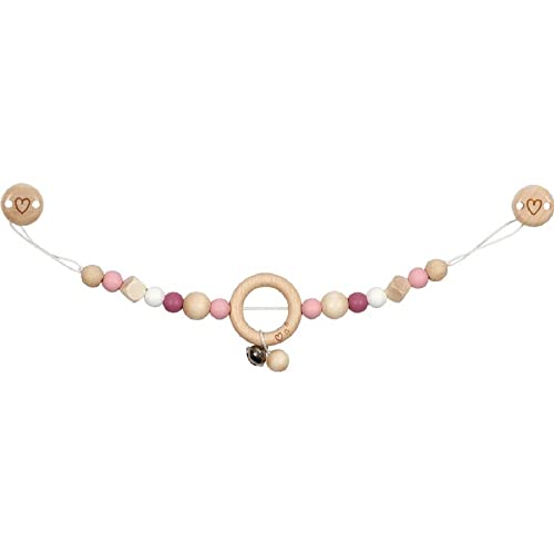 Goki Kinderwagenkette Herz, pink Goki Kinderwagenkette Herz, pink von goki