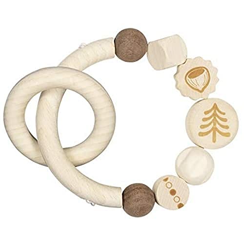 Goki 765100 Anilla sonajero ardilla Plüsch-Rasseln und-Ringe, beige Goki 765100 Anilla sonajero ardilla Plüsch-Rasseln und-Ringe, beige von goki