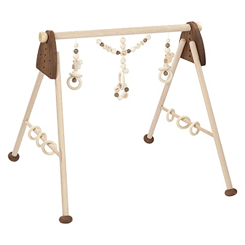 Goki - Baby-Fitnessstudio Eichhörnchen Ton und Knete, Farbe (braun) (765330) von goki