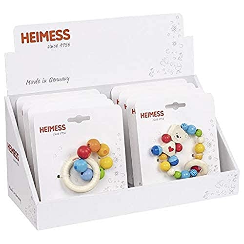 Goki Elastische Rasseln und Ringe aus Plüsch, Mehrfarbig (766010) von goki