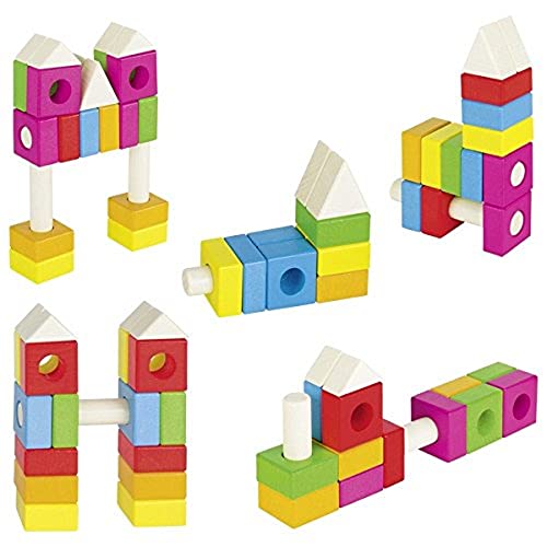 Goki Goki-58589 3D-Puzzles 3DGOKIMModule, Mehrfarbig (58589), bunt von goki