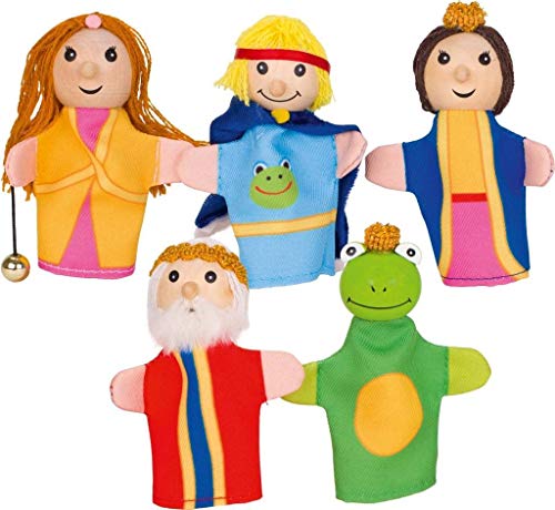 Goki Handelshaus Gollnest & Kiesel 51899 - Fingerpuppenset "Froschkönig" von goki