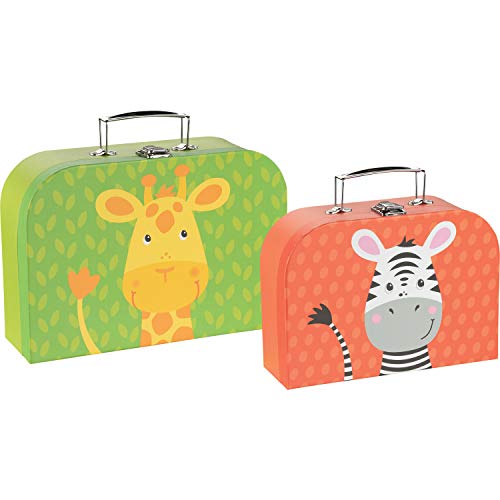 Goki Koffer Giraffe und Zebra von goki