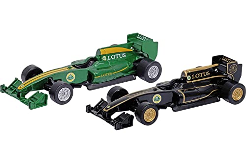 Goki - Lotus T125, metallisch, 1:34-39, L= 11,2 cm, Nicht anwendbar Action-Spiele und Reflexe, Mehrfarbig, einzigartig (12254) von goki
