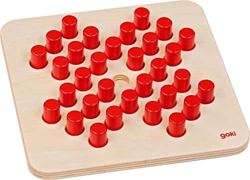 Goki Solitaire 56766-20 x 20 cm, Holz, 32 Spielsteine Goki Solitaire 56766-20 x 20 cm, Holz, 32 Spielsteine von goki