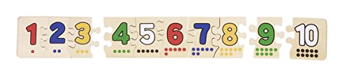 Goki WB013 - Puzzle - Zahlen 1-10 von goki
