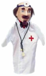 Handpuppe - Doktor von goki