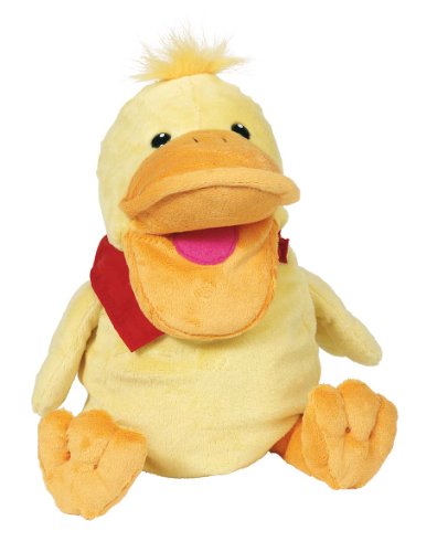 Handpuppe Ente - plüschweich und beweglicher Schnabel von goki