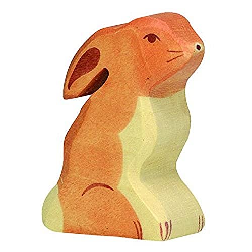 Holztiger Hase, sitzend, 80099 von goki
