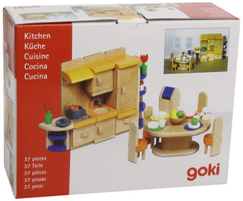 Puppenhausmöbel Küche (37-teilig) von goki