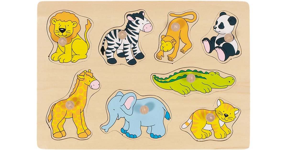 Steckpuzzle Zootiere Steckpuzzle Zootiere von Goki
