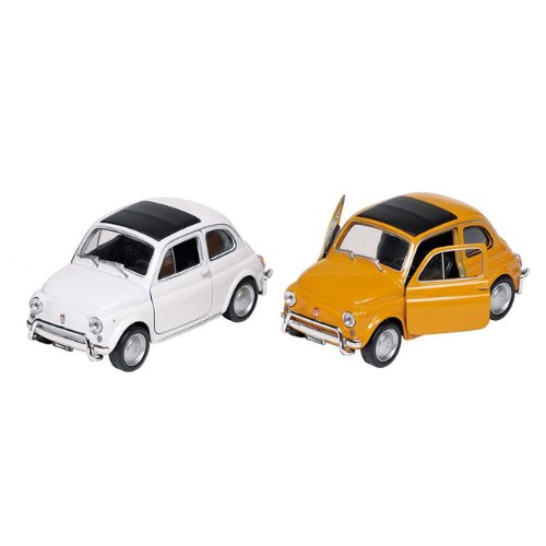 goki 12164 FIAT Nuova 500 Maßstab 1:24 Kinderwagen, bunt von goki