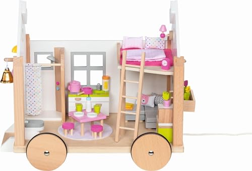 goki 51477 - Tiny House Hygge aus Holz und Textil für Mini-Puppen, Mobiles Puppenhaus im skandinavischen Stil, 38cm x 27cm x 33cm, 40er Set, ab 3 Jahre goki 51477 - Tiny House Hygge aus Holz und Textil für Mini-Puppen, Mobiles Puppenhaus im skandinavischen Stil, 38cm x 27cm x 33cm, 40er Set, ab 3 Jahre von goki