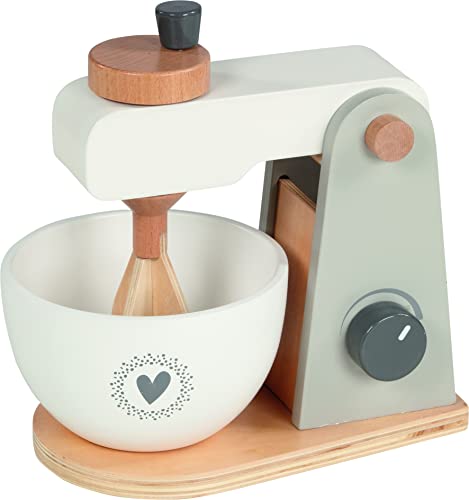 Goki Holzspielzeug Mixer: Kindgerechtes Design und Funktionale Kurbel – Perfekt für kreative Rollenspiele und Zubehör für die Kinderküche ab 3 Jahren von goki