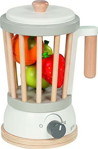 goki 51505 - Standmixer - Spielset - inklusive Früchte mit Klettverbindung - Zubehör für Kinderküche und Kaufladen, aus Holz goki 51505 - Standmixer - Spielset - inklusive Früchte mit Klettverbindung - Zubehör für Kinderküche und Kaufladen, aus Holz von goki