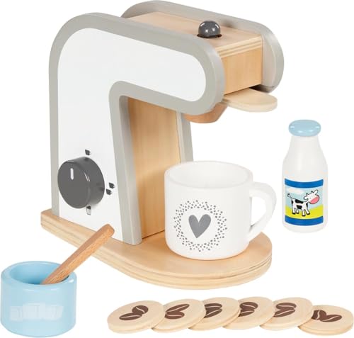 goki 51506 - Kaffeemaschine - Spielset - Zubehör für Kinderküche und Kaufladen, aus Holz goki 51506 - Kaffeemaschine - Spielset - Zubehör für Kinderküche und Kaufladen, aus Holz von goki
