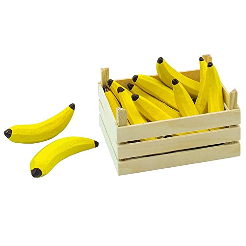 Goki 51670 - Kaufläden und Zubehör - Bananen, Obstkiste von goki